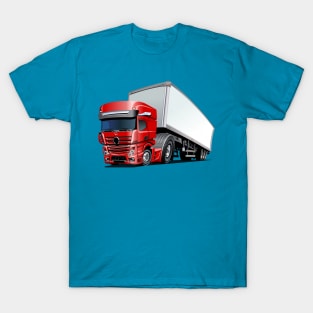 Cartoon semi truck T-Shirt